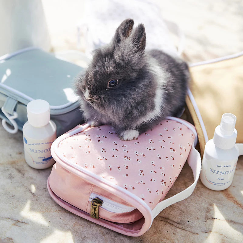 Olli Ella - Kosmetiktasche See-Ya Blümchen rosa