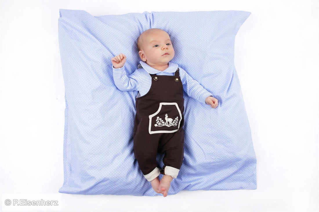 P. Eisenherz - Babystrampler mit Trachten Strickerei - AURYN Shop