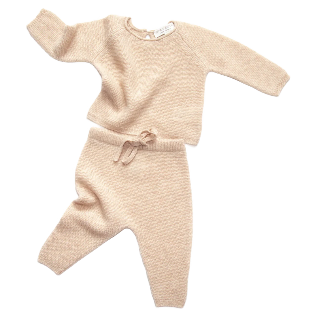 Papa Lobster - Cashmere Babyset rosa
