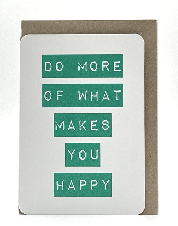 Passerelle design - Grusskarte Hip "Happiness"
