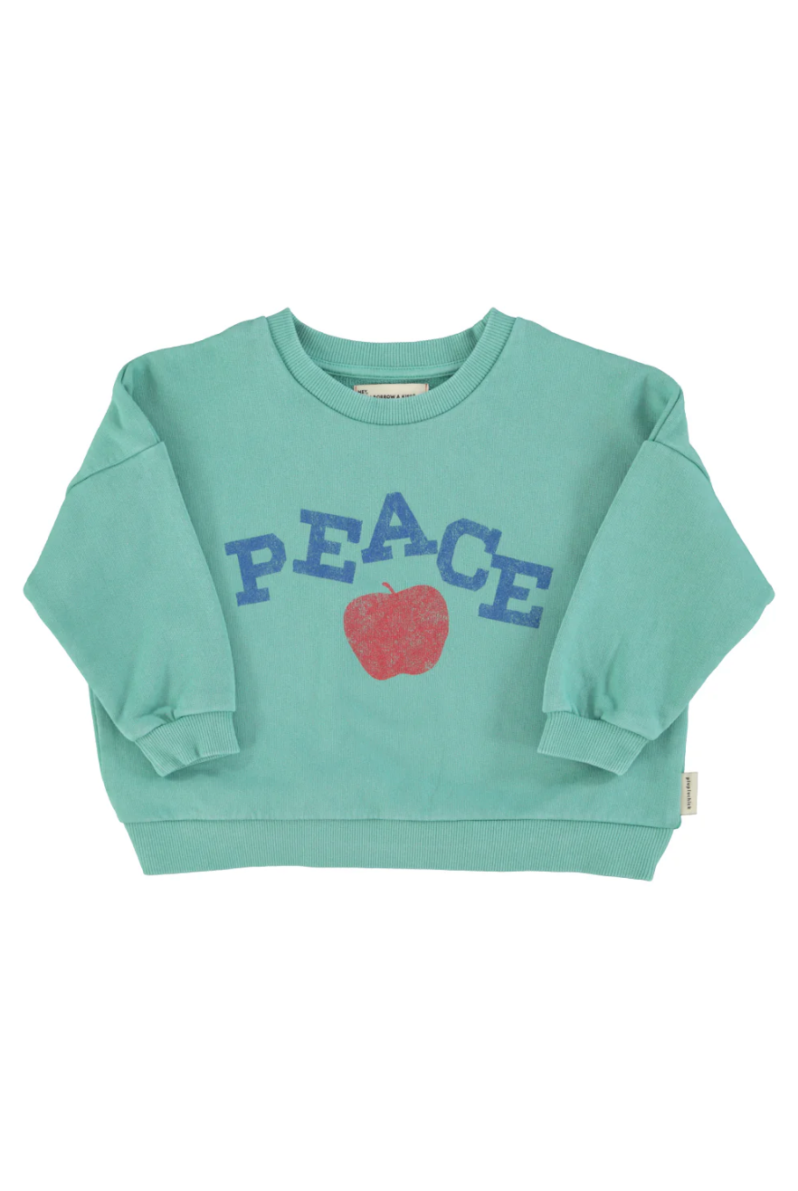Piupiuchick - Kinder Langarmshirt "peace" Baumwolle (Bio)