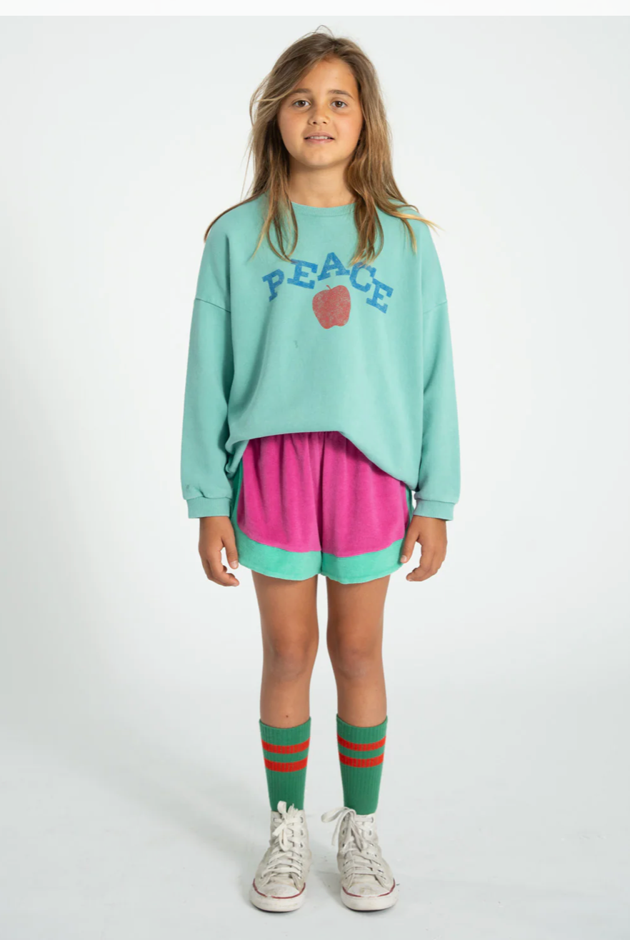 Piupiuchick - Kinder Langarmshirt "peace" Baumwolle (Bio)