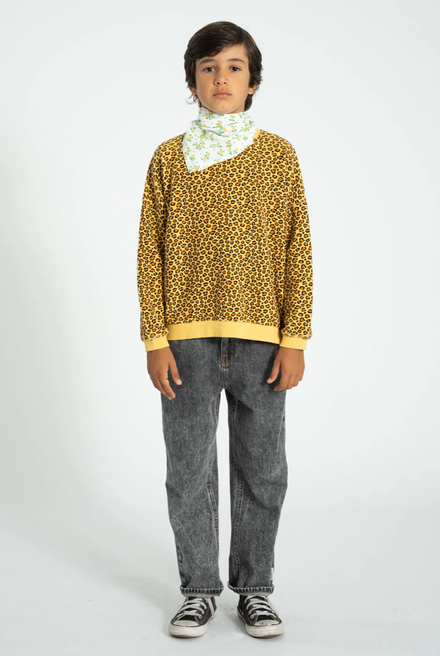 Piupiuchick - Kinder Langarmshirt "Animalprint" Baumwolle (Bio)