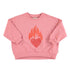 Süßes Sweatshirt mit Druck aus Baumwolle für Mädchen von Piupiuchick.