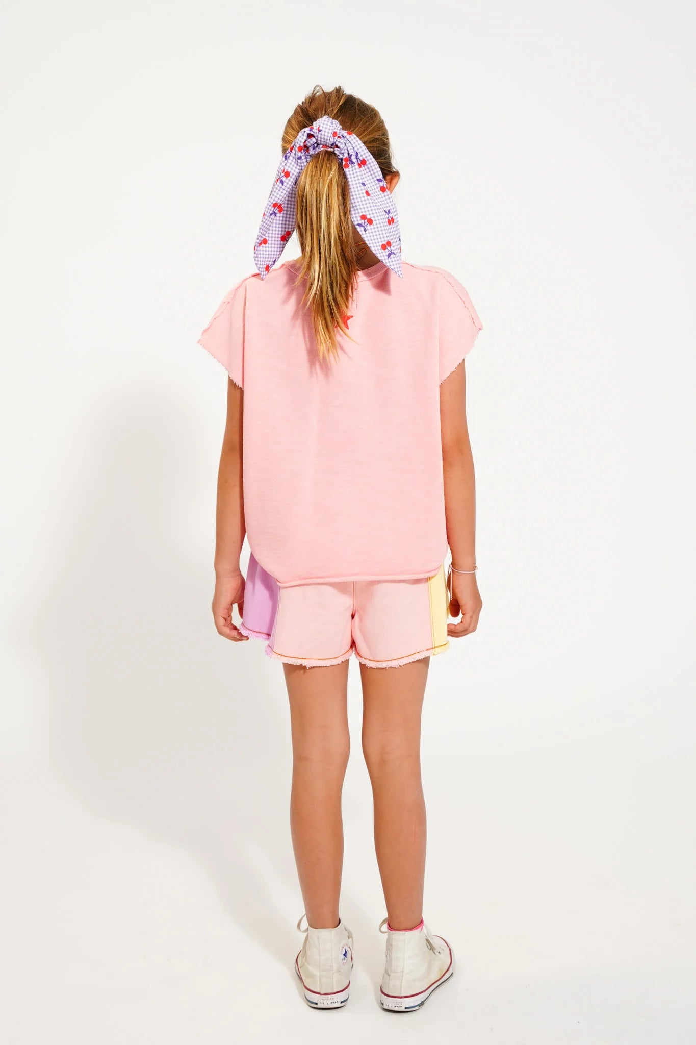 Piupiuchick - Kinder T-Shirt ärmellos Camp Tapawingo rosa MINI & ME