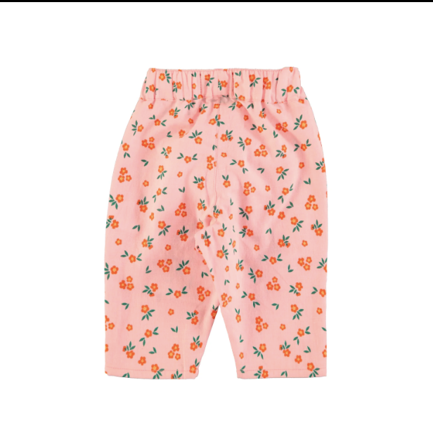 Piupiuchick - Baby Hose Blumen rosa