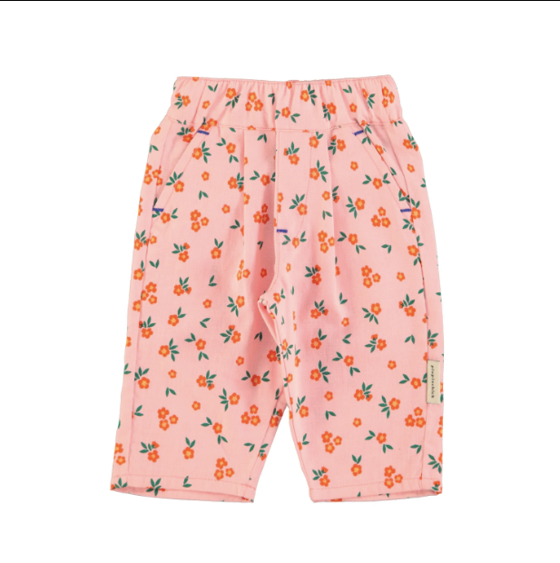 Süße Baby Hose aus Baumwolle mit Blumen Aufdruck für Mädchen von Piupiuchick.