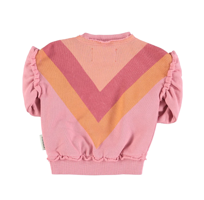 Piupiuchick - Baby Sweatshirt rosa Dreieck - AURYN Shop