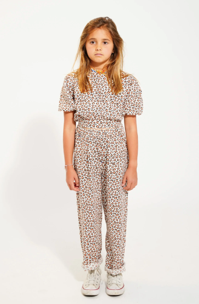 Piupiuchick - Hose Leopard natur MINI & ME