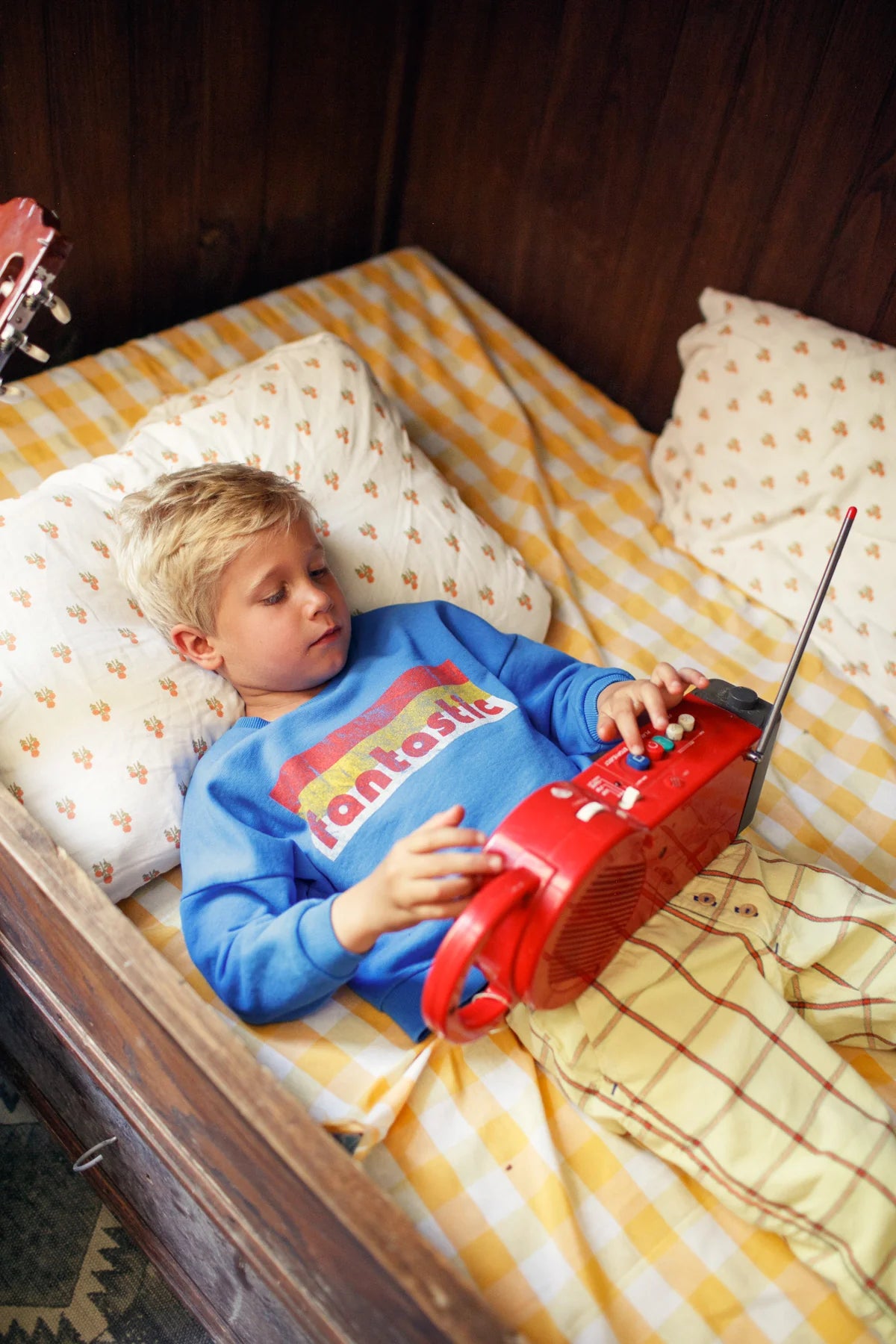 Piupiuchick - Kinder Sweatshirt Fantastic blau MINI & ME