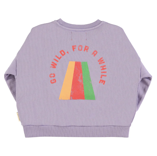 Piupiuchick - Kinder Sweatshirt lila "wanted & wild"