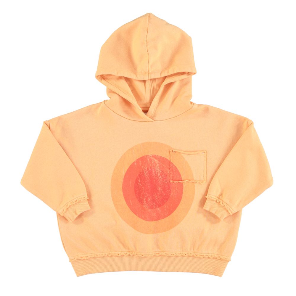 Süßes Sweatshirt mit Druck aus Baumwolle für Mädchen von Piupiuchick.