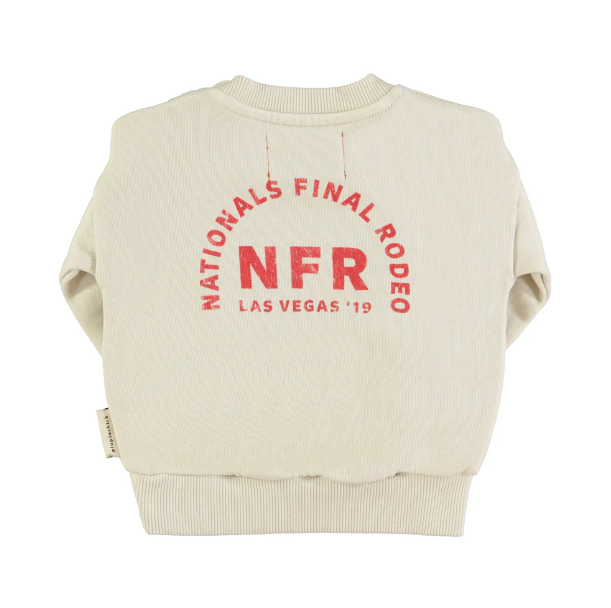 Piupiuchick - Baby Sweatshirt natur Kreise Print