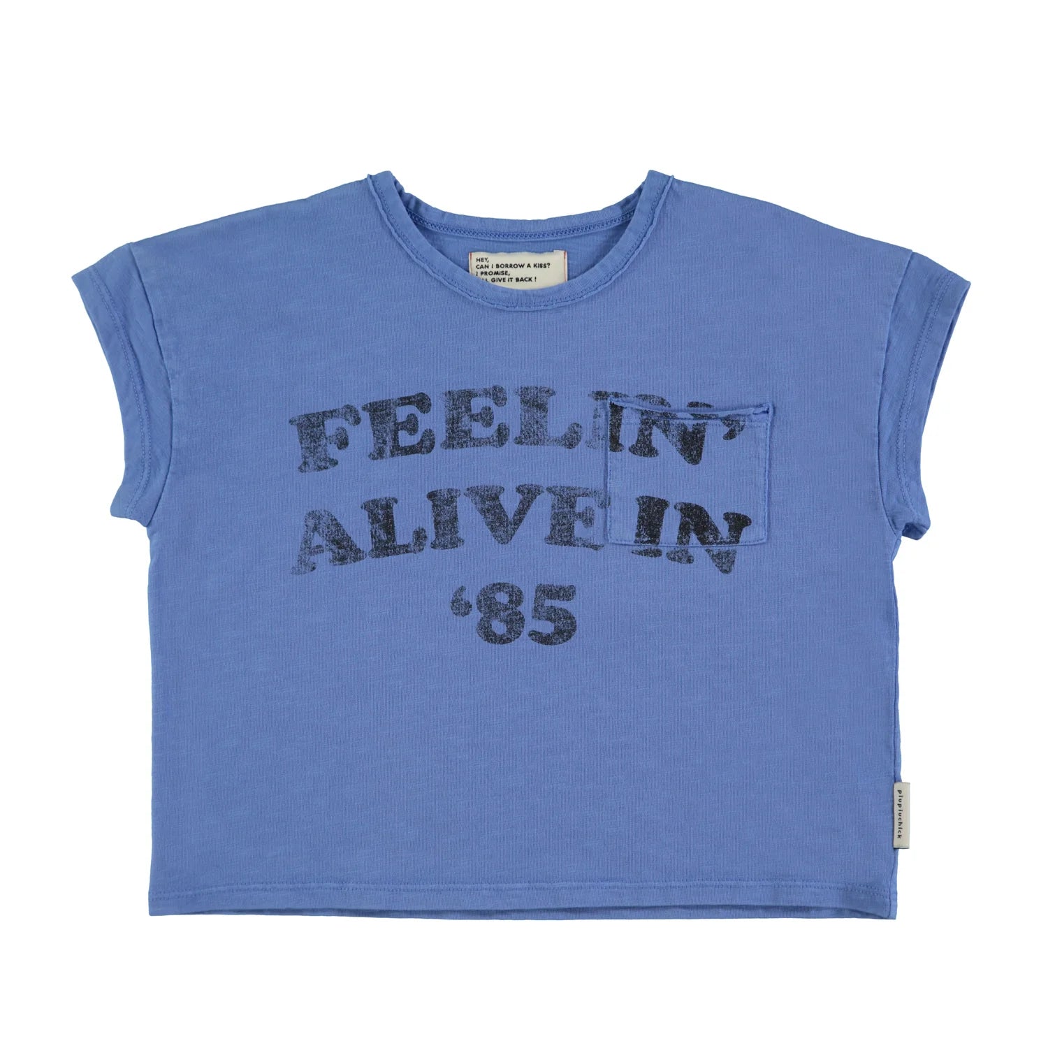 Cooles T-Shirt aus Baumwolle mit Aufdruck für Mädchen und Jungen von Piupiuchick.