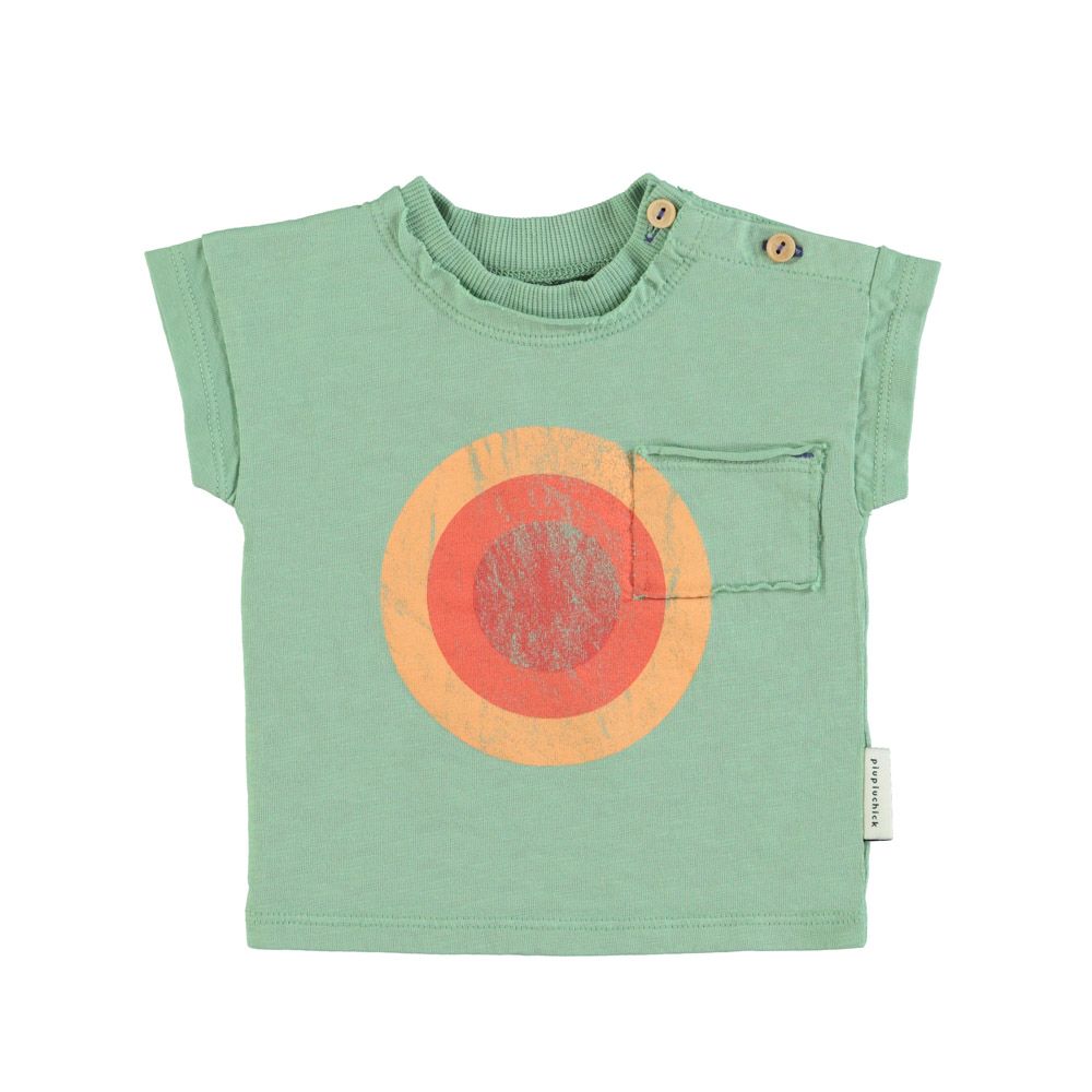 Süßes T-Shirt mit Druck aus Baumwolle für Mädchen und Jungen von Piupiuchick.