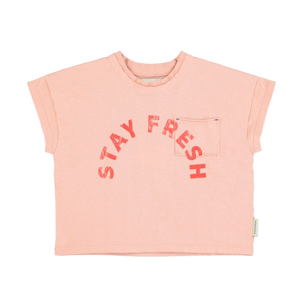 Süßes T-Shirt mit Druck aus Baumwolle für Mädchen und Jungen von Piupiuchick.
