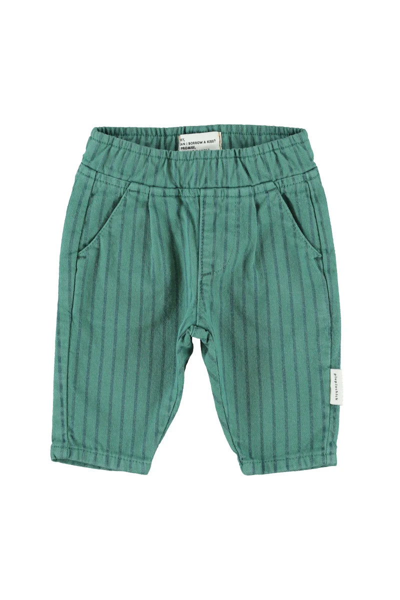 Piupiuchick - Baby Hose grün Baumwolle