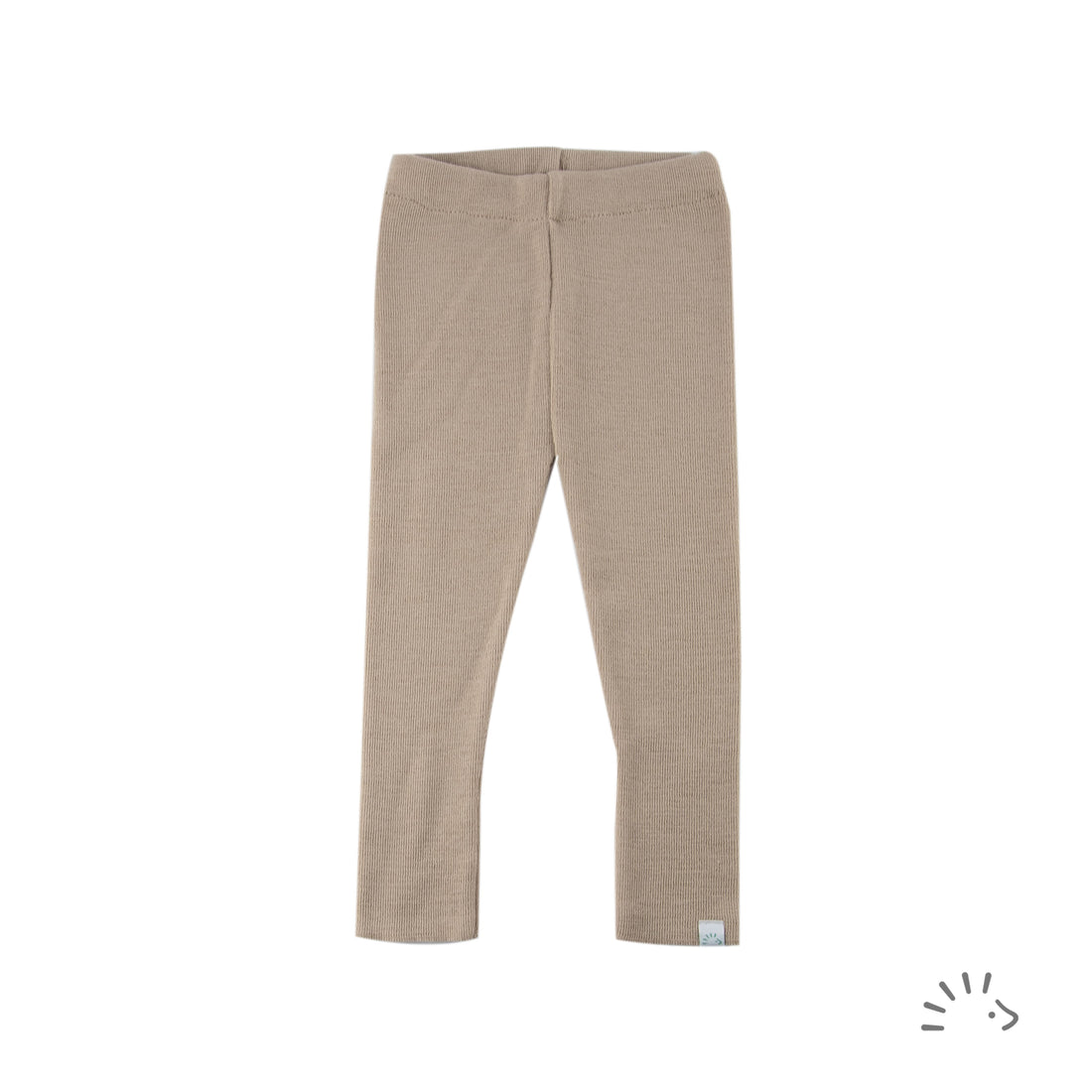 Die Leggings aus fein gestrickter kbT Wolle sind ideale Begleiter für kühlere Tage, da Schafwolle seit jeher für ihre natürliche thermoregulierende Wirkung geschätzt wird.