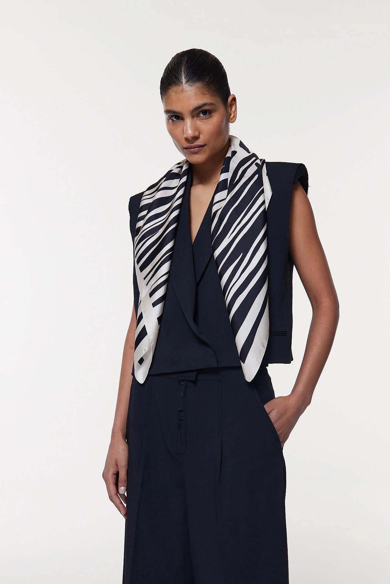 Inspiriert von der Pop-Art Kultur zeigt das Motiv einen modernen Zebra Print.