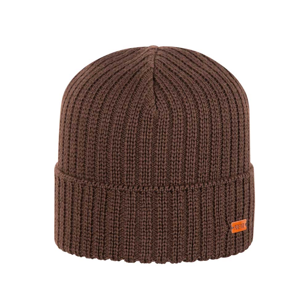 Pure Pure - Damen Wollmütze braun