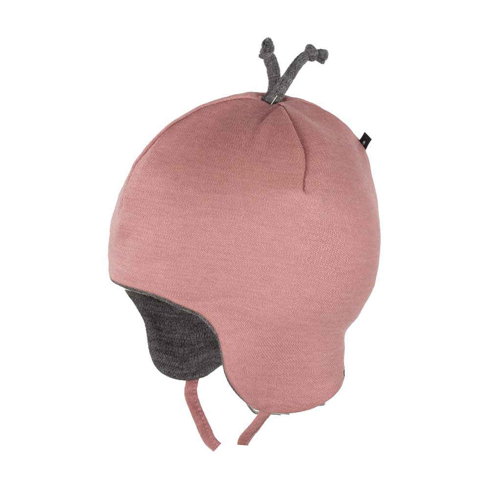 Pure Pure - Babymütze für Kinder in rosa aus Merinowolle