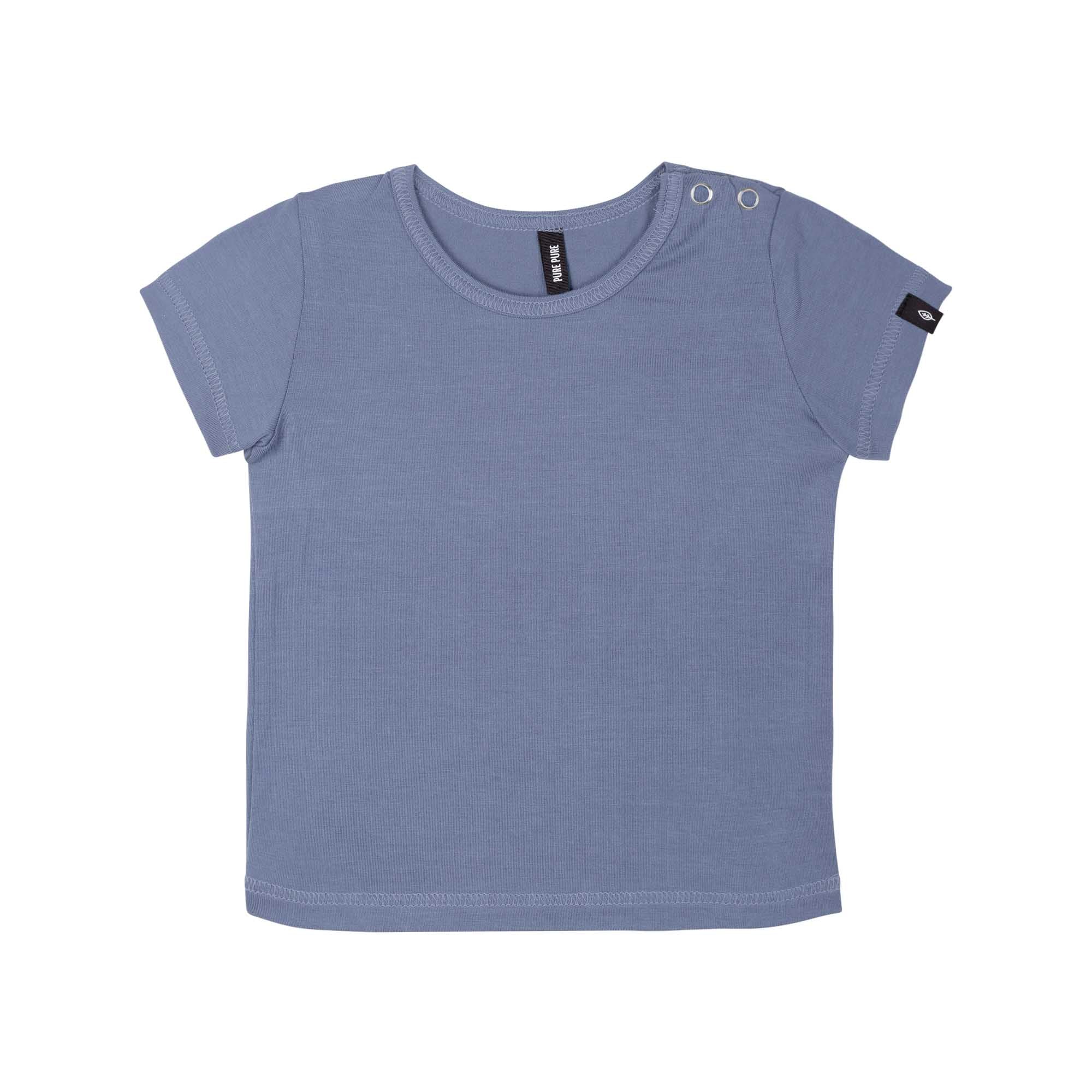 Pure Pure - Baby T-Shirt aus Tencel bluebell