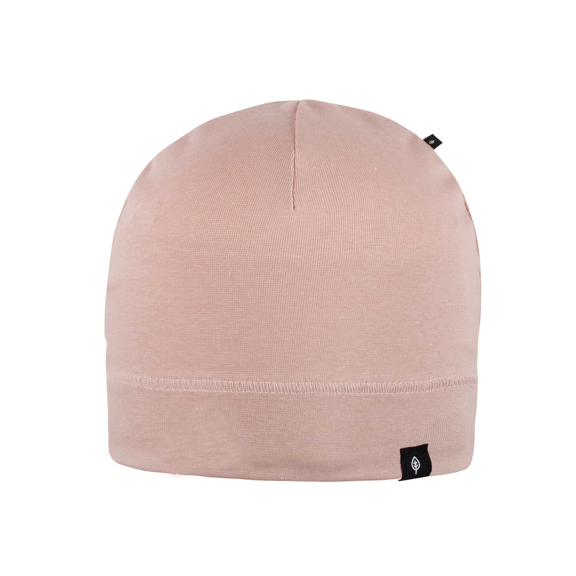 Pure Pure - Kinder Beanie Biobaumwolle hellrosa