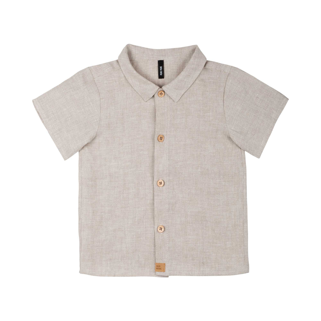 Pure Pure - Kinder Leinenhemd 100% Naturfasern