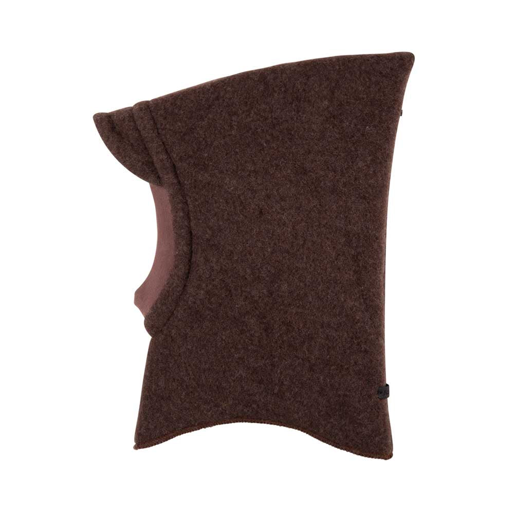 Pure Pure - Schlupfmütze aus Merinowolle in braun für babys