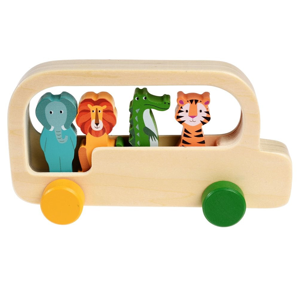 Rex London - Holz Bus Bunte Tiere - AURYN Shop