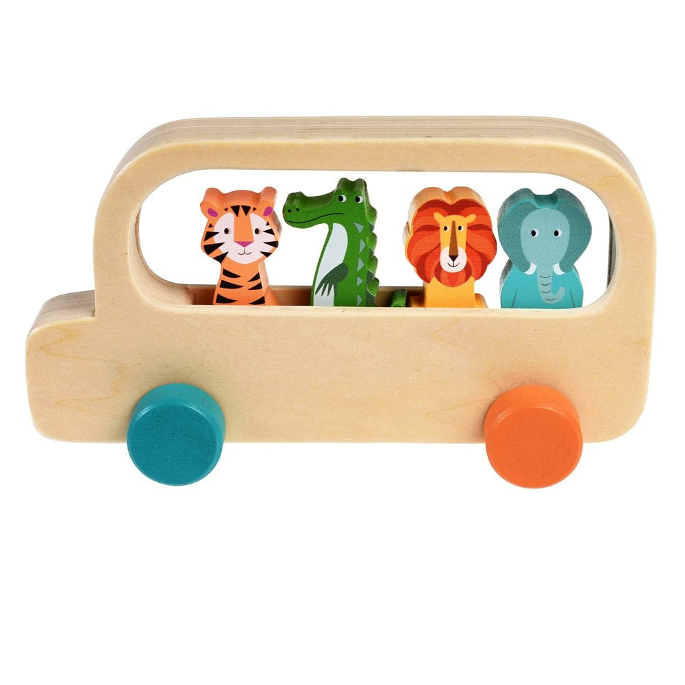 Rex London - Holz Bus Bunte Tiere - AURYN Shop