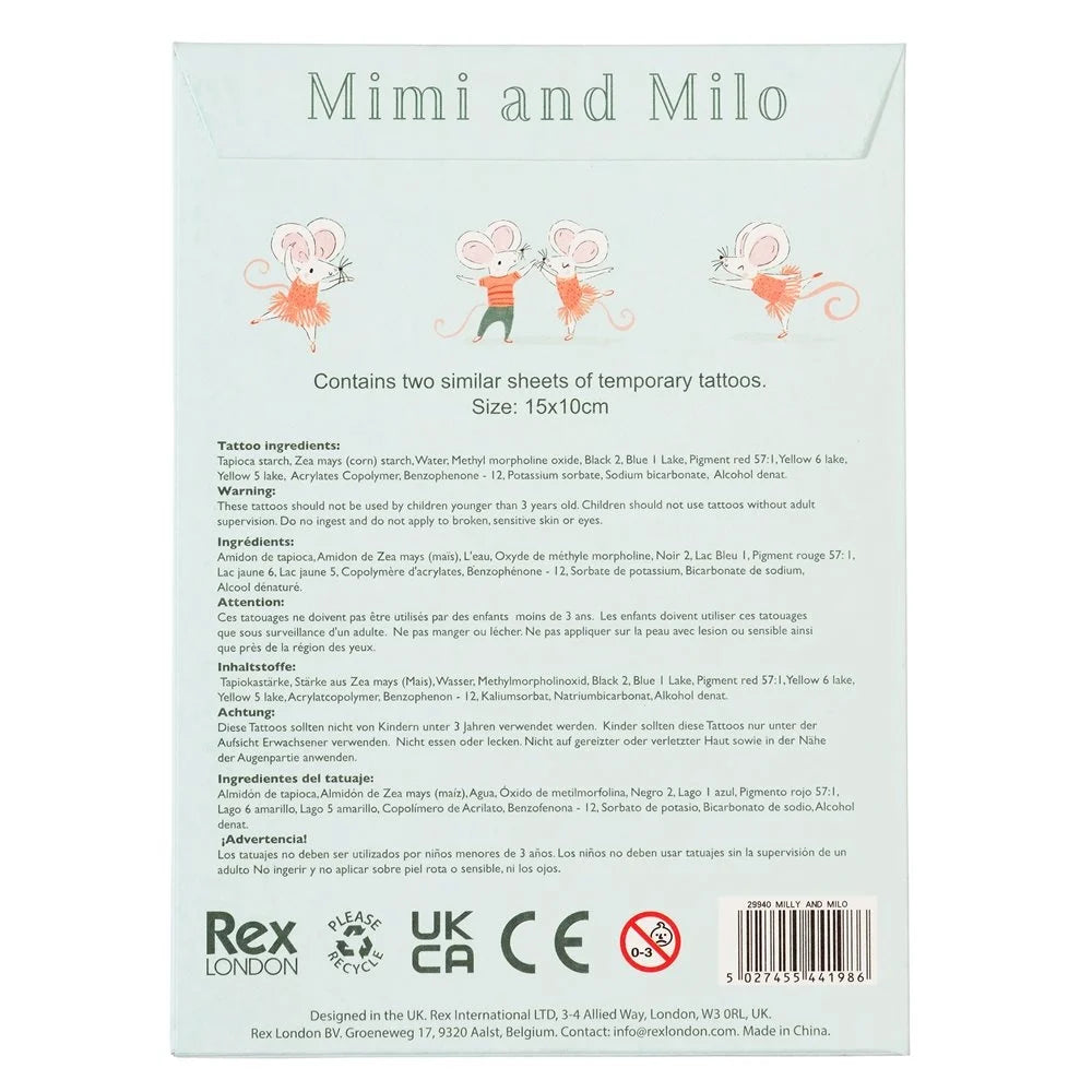 Rex London - Tattoos Mimi und Milo - AURYN Shop