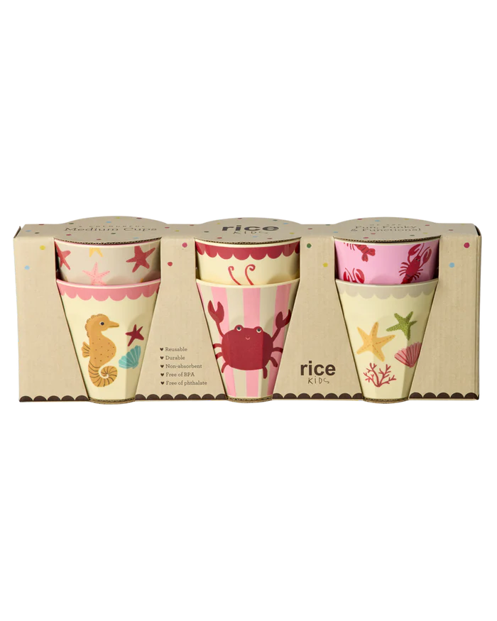 Rice - Becher (250 ml) koralle "Ocean" einzeln