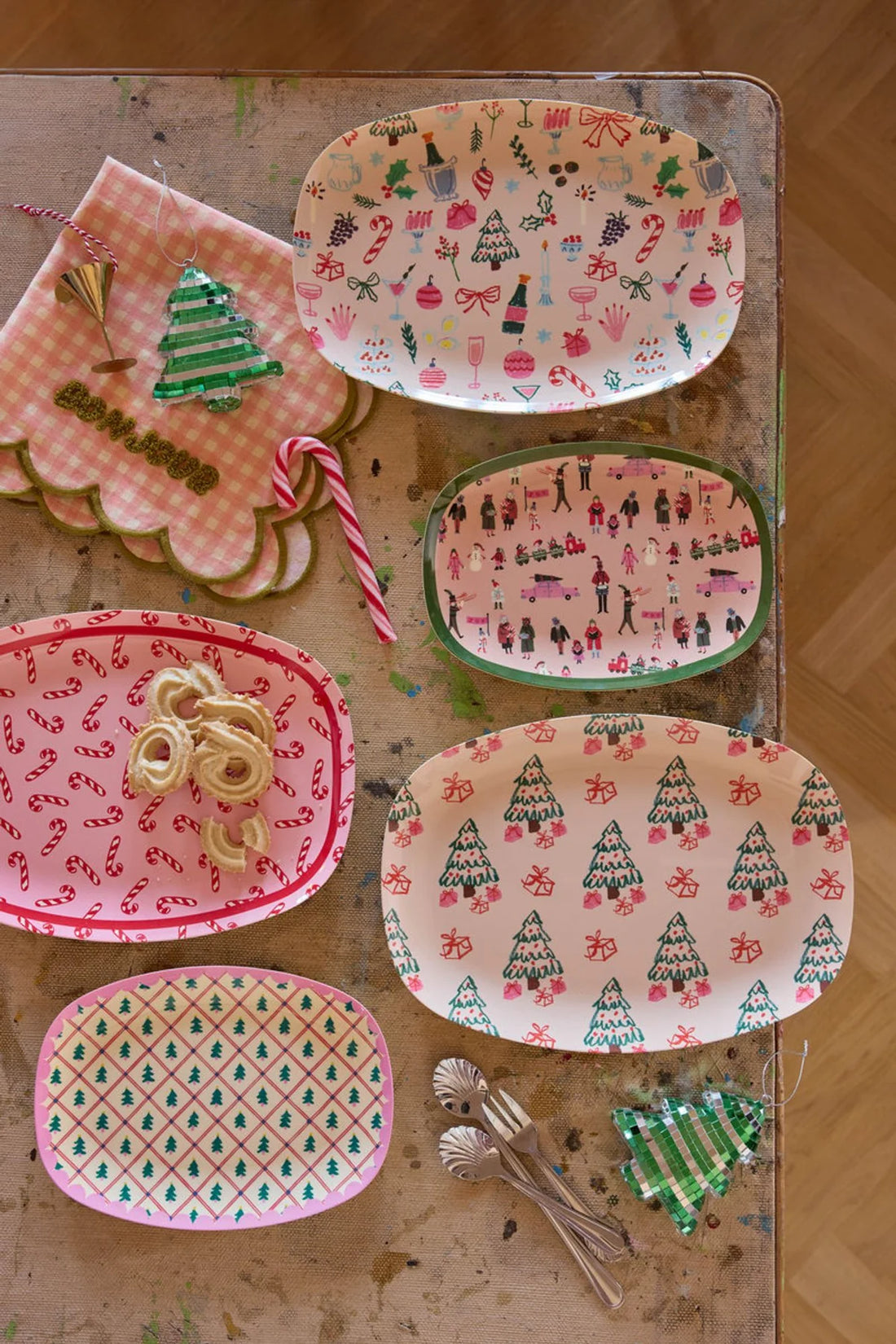 Rice - Melamine Teller Xmas Glamore groß