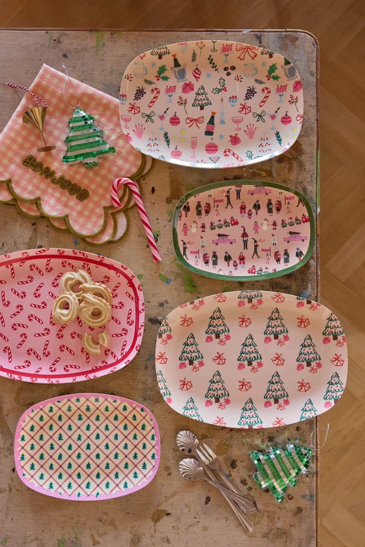 Rice - Melamine Teller Xmas Glamore groß