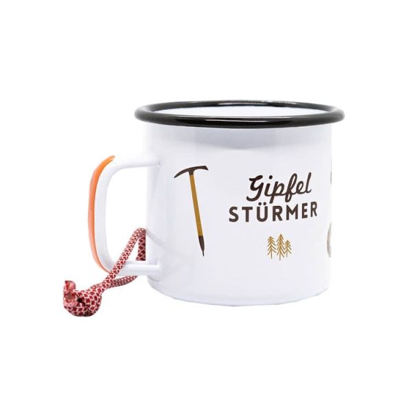 Roadtyping - Emaille Tasse Gipfelstürmer