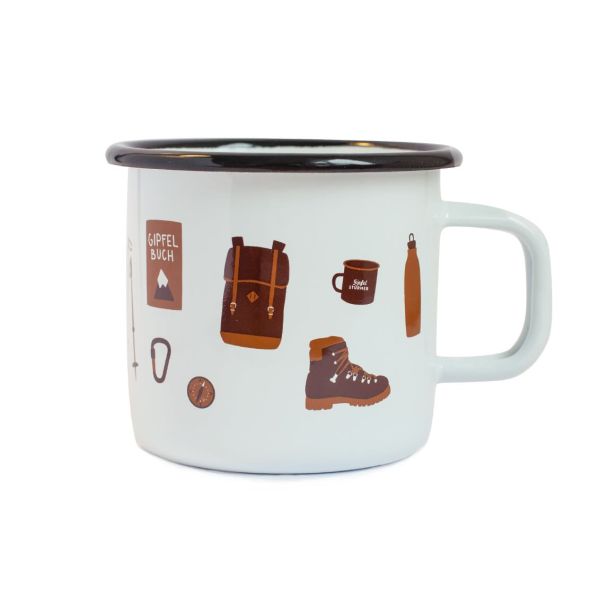 Roadtyping - Emaille Tasse Gipfelstürmer