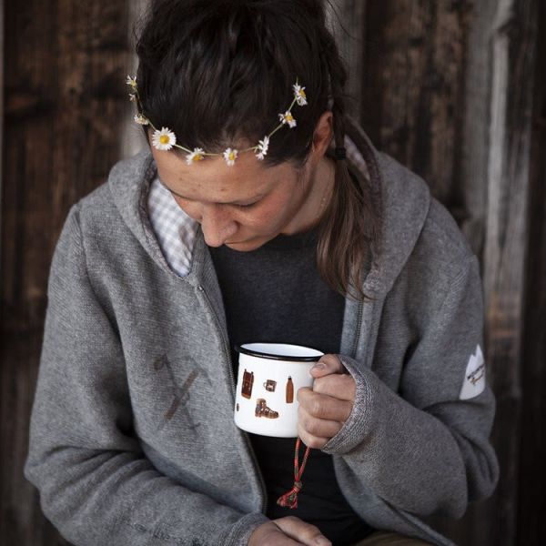 Roadtyping - Emaille Tasse Gipfelstürmer