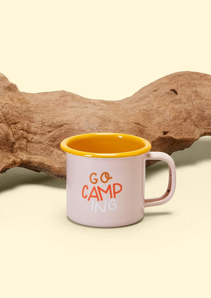 Roadtyping - Kinder Emaille Tasse &quot;Go Camping&quot;