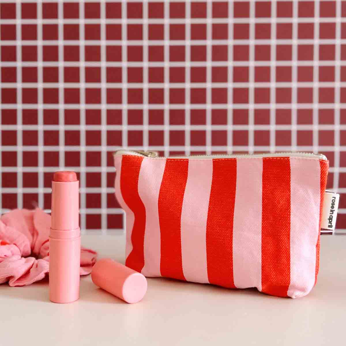 roseinapril-sofia-pouch-rotrosa-gestreift