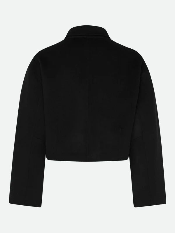 Rosemunde - Damen Bomberjacke schwarz Wolle/Cashmere