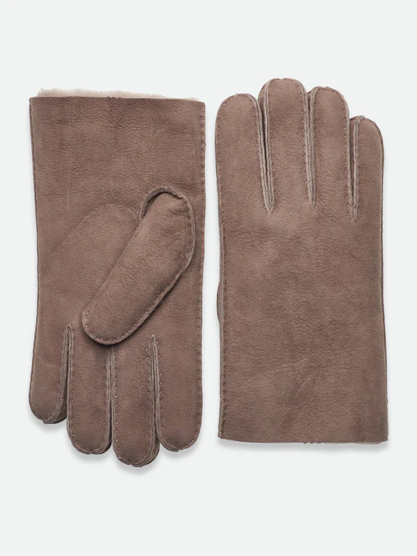 Rosemunde - Lammfell Handschuhe dunkelbraun für Frauen / Damen