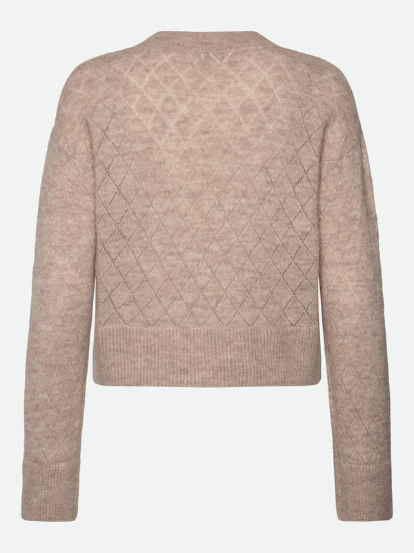 Rosemunde - Damen Pullover braun Alpakawolle