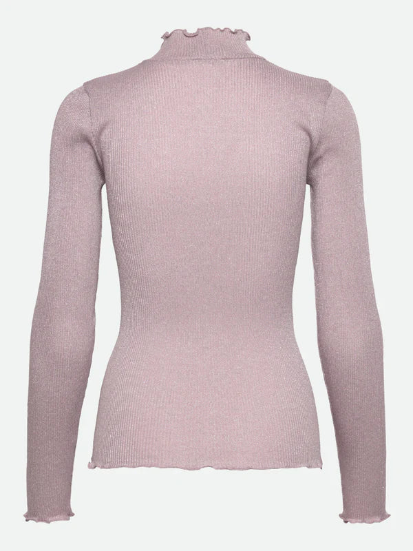 Rosemunde - Damen Rollkragenpullover rosa Lyrex