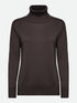 Weicher Pullover mit Rollkragen. Der Pullover ist aus einer Mischung aus Kaschmir und Wolle gefertigt, was ihn weich und angenehm zu tragen macht.