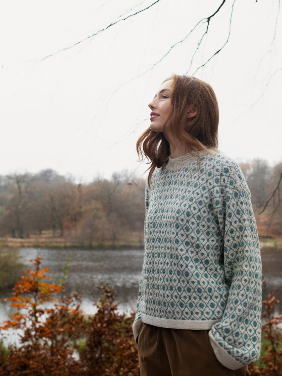 Serendipity - Damen Alpaka Pullover Muster MINI & ME