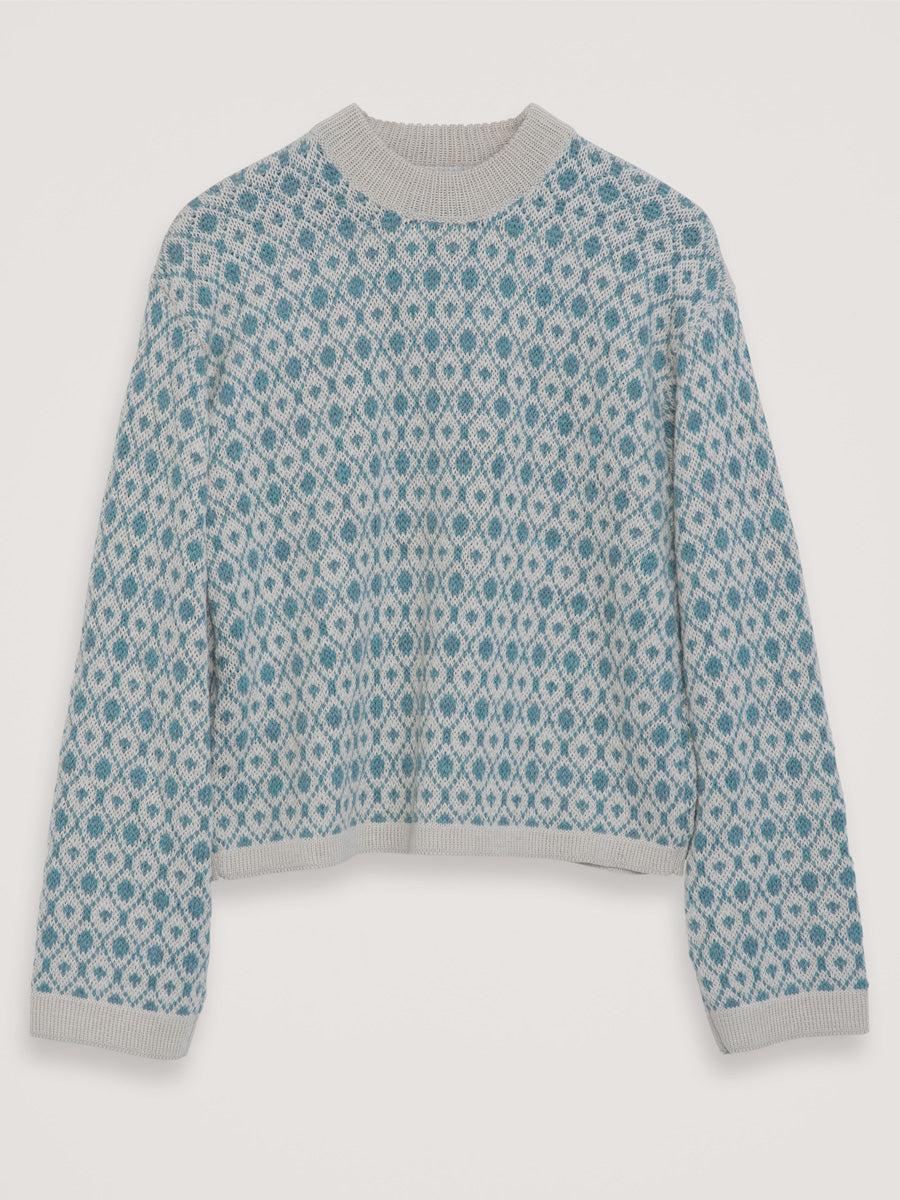Damen Pullover aus 100% Baby Alpaka Wolle mit Muster von Serendipity