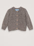 Süße Baby Strickjacke aus Alpaka Wolle in beige von Serendipity