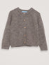Kinder Strickjacke aus 100% Baby Alpaka Wolle in beige von Serendipity.