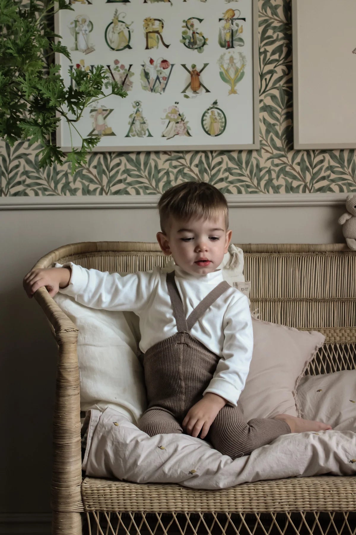 Silly Silas - Baby Leggings Träger Baumwolle (Bio) braun
